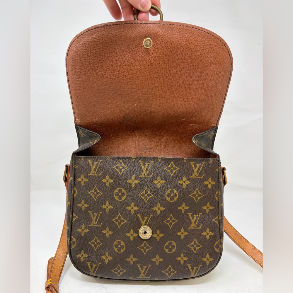 Louis Vuitton Saint Cloud GM Monogram Crossbody Bag Vintage 1989 Authentic LV - Picture 3 of 16
